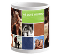 Photo Collage Coffee Mug for Dad, Personalised Gift