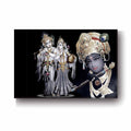 Picturesque Radha Krishna Canvas Frame for Home