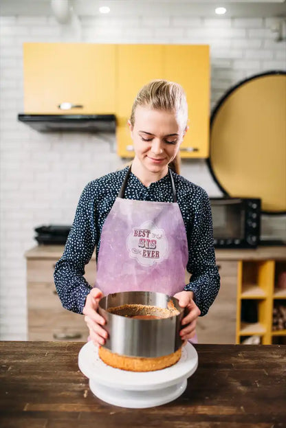 Pink Best Sis Ever Apron