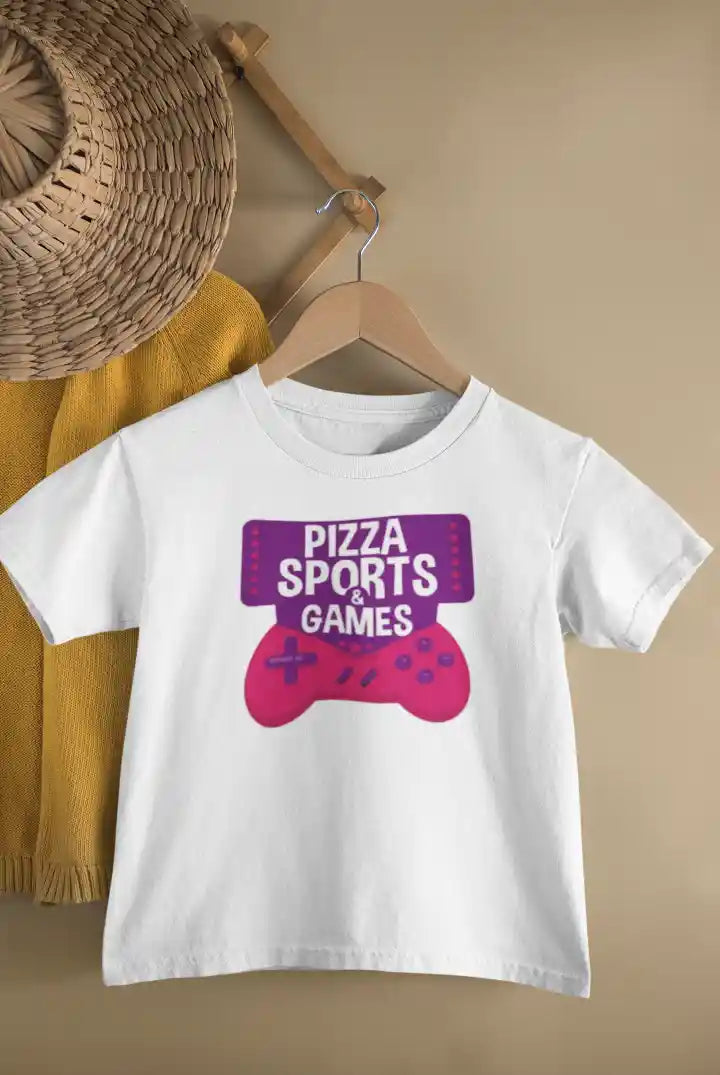 Pizza Sports & Games Unisex Drifit Kid T-shirt