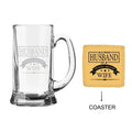Proud Husband of a Freaking Awesome Wife Beer Mug