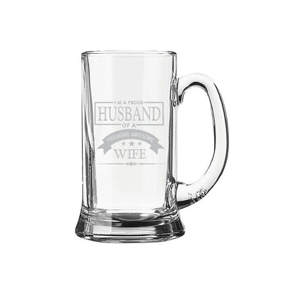 Proud-Husband-Of-A-Freaking-Awesome-Wife-Beer-Mug