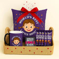Best Little Sister Rakhi Gift Hamper (Set of 8)