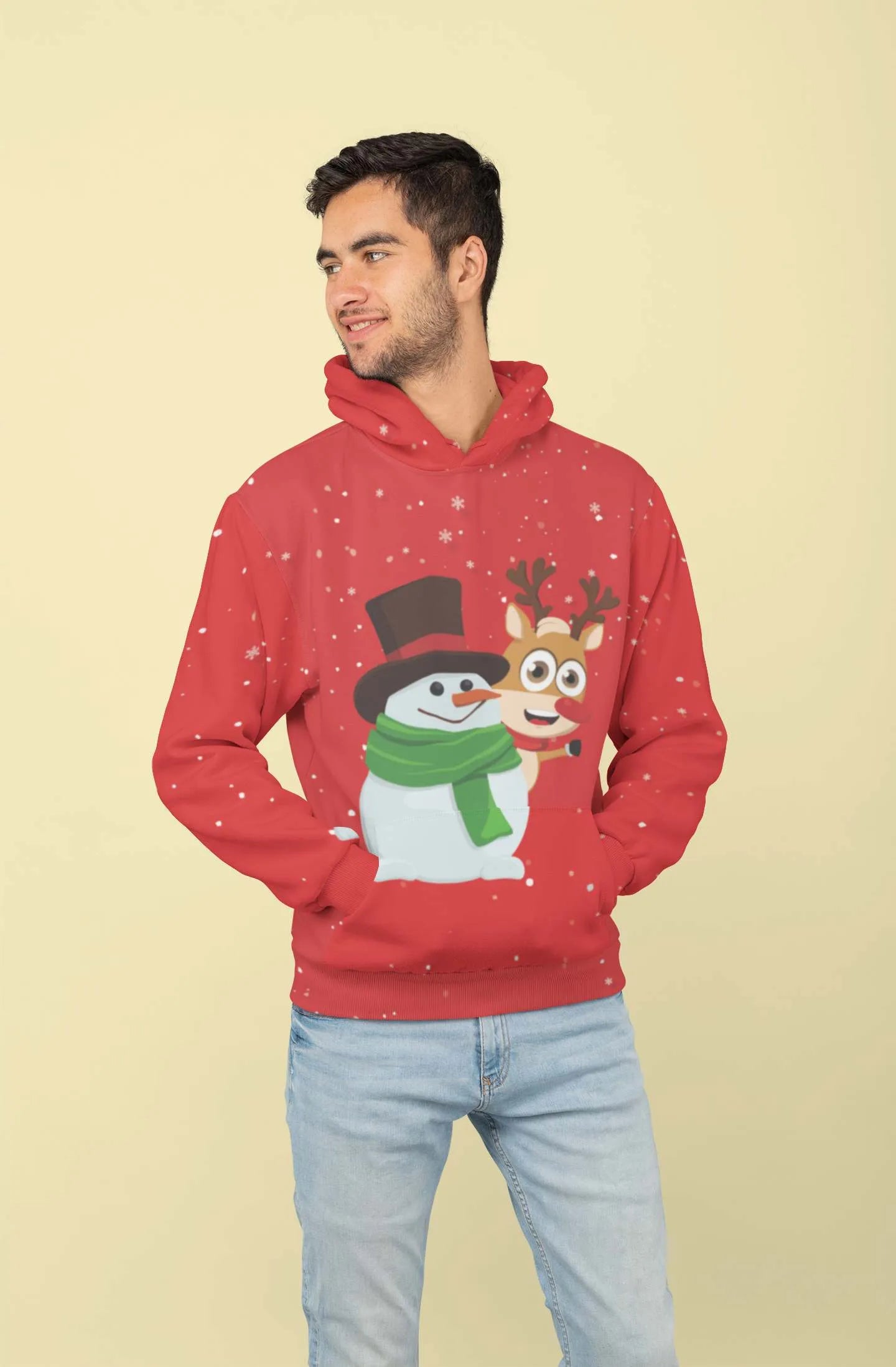 Red-Reindeer-snowman