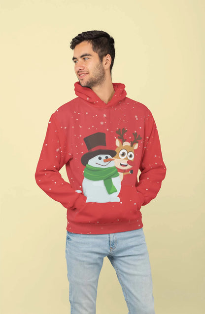 Red-Reindeer-snowman