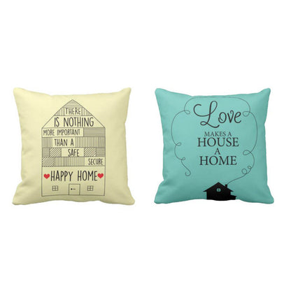 Safe and Lovely Happy Home Cushion Covers
