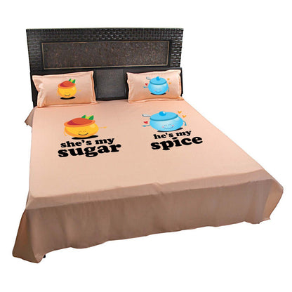 She-is-My-Sugar-He-is-My-Spice-KH0328-sugar-peach-bedsheet