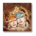 Shree Radha Krishna Modern Art Canvas Frame
