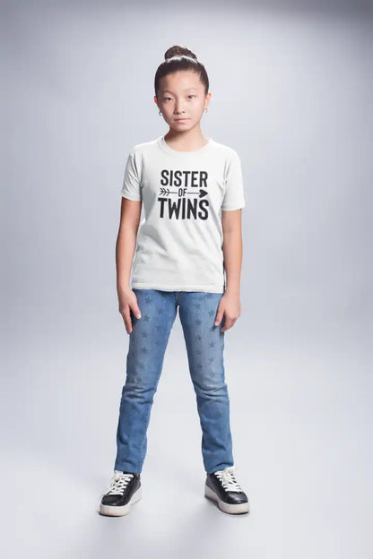 Sister Of Twins Girl T-shirt