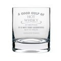 Sleep Well Engraved Whiskey Glass - Personalised Gift