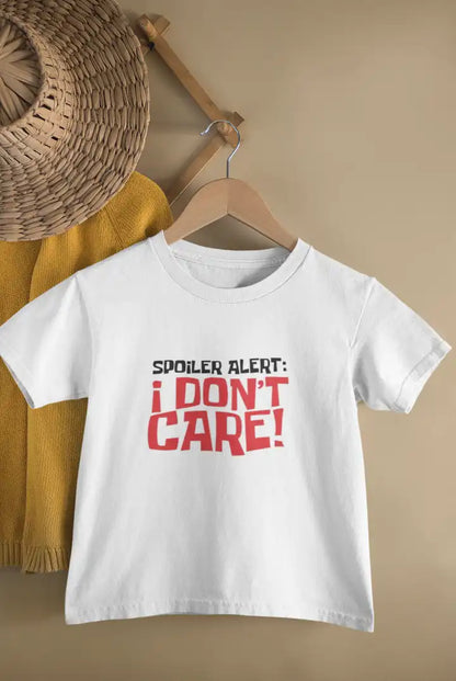 Spoiler Alert I Don't Care Unisex Drifit Kid T-shirt
