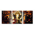 Sri Ganesha Blessings Canvas Frame for Home Decor