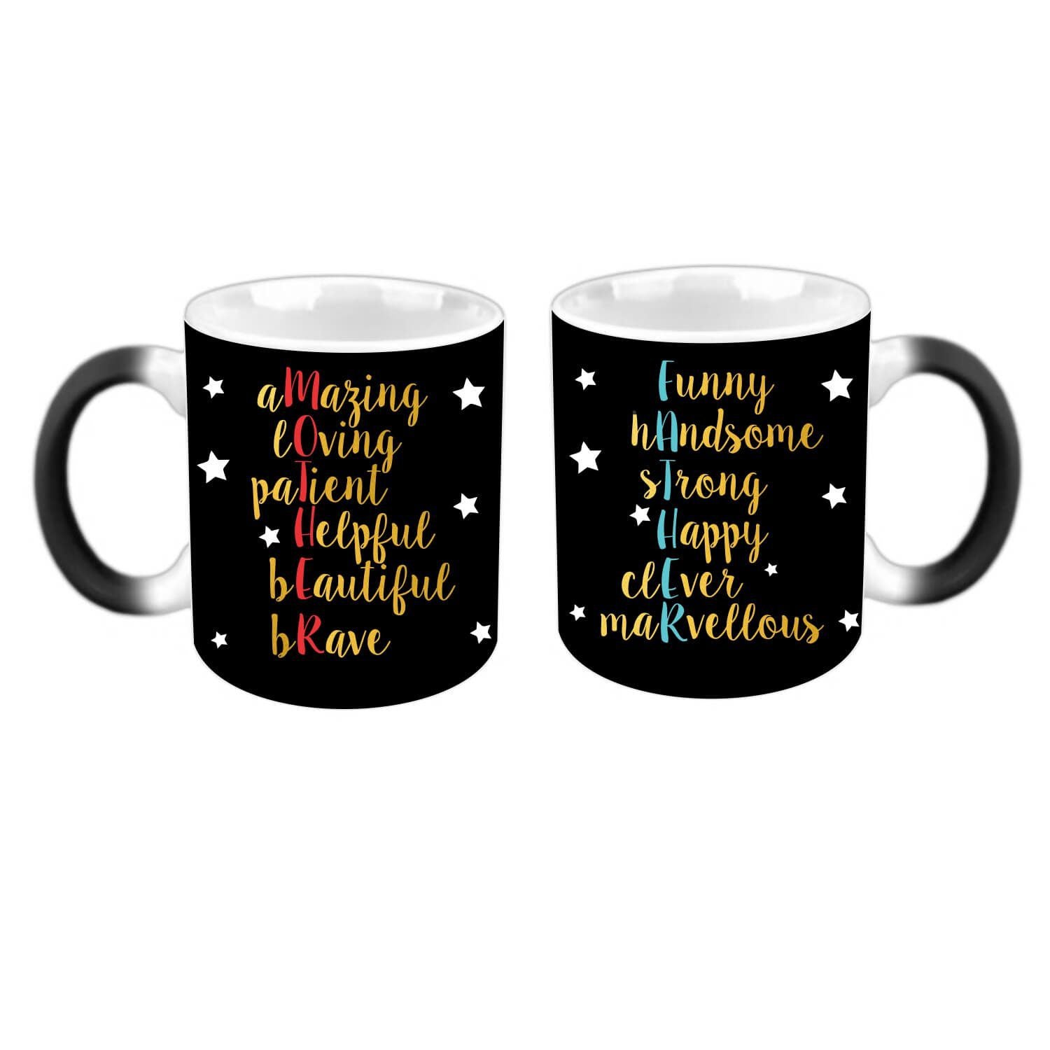 Starry Beautiful Mother Father Definition Couple Coffee Mug