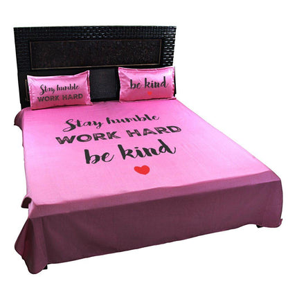 Stay-Humble-Work-Hard-Be-Kind-Quote-Bedsheet-Pink