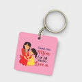 Thank You Mom Keychain - Personalised Gift for Mother