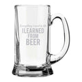 The Teacher Beer Engraved Beer Mug, Gift for Teachers