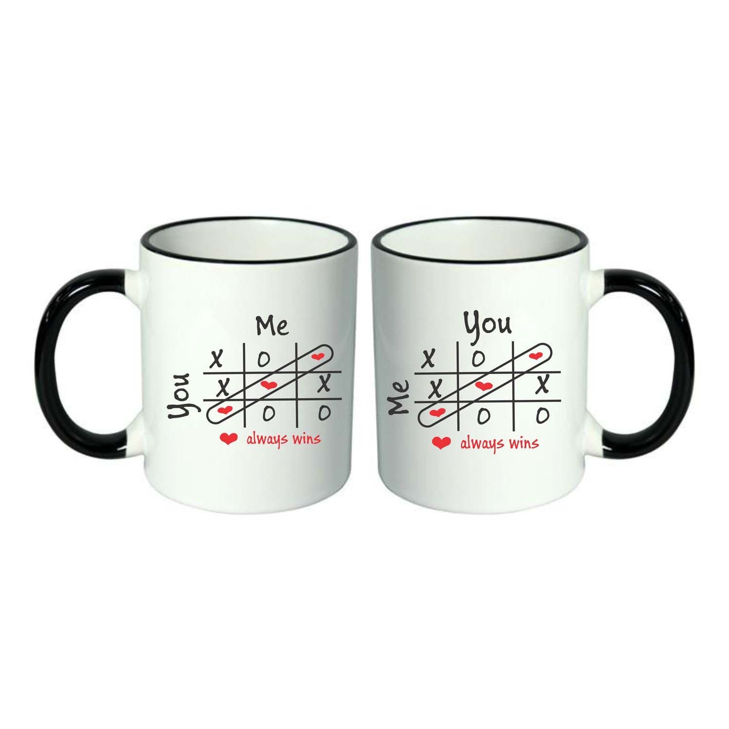 Tic-Tac-Toe-Black-Rim-Handle-Mug