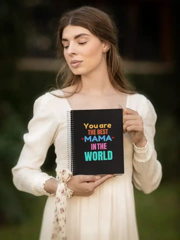 To The Best Mama in The World Wirebound Notebook