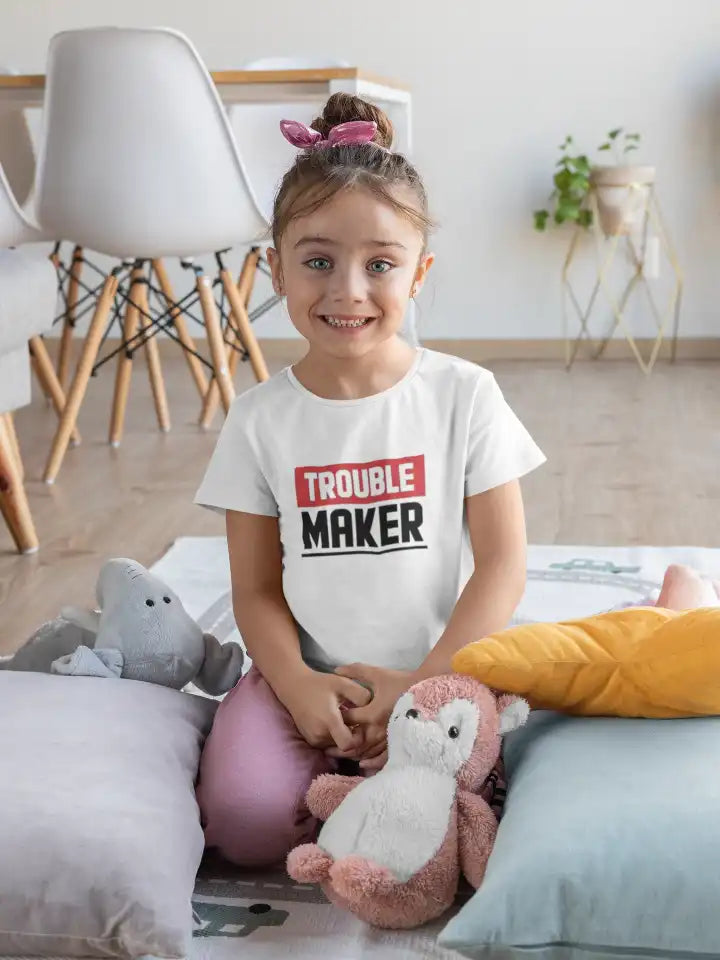 Trouble Maker Unisex Drifit Kid T-shirt