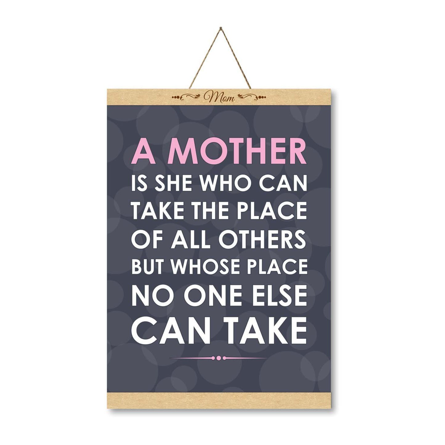 Unique Mother Canvas Message Scroll