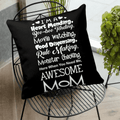 Cushion Cover for Mom, Personalised Awesome Mom Gift