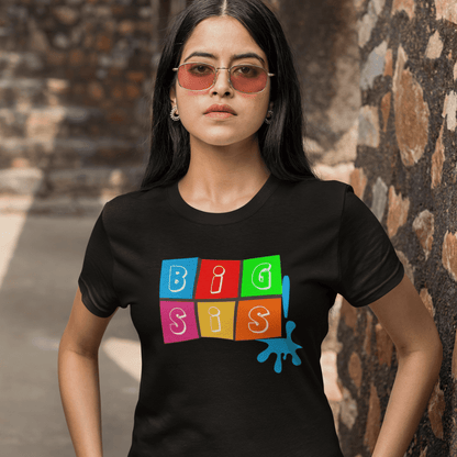 Big Sister Colorful Cotton T-Shirt