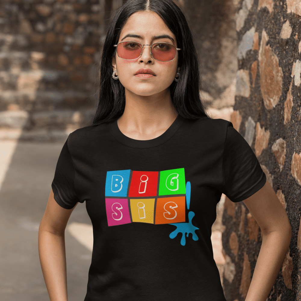 Big Sister Colorful Cotton T-Shirt