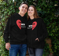 Handsome and Gorgeous Couple Hoodies, Personalised Set