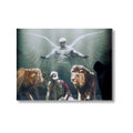 Daniel in the Lion's Den Jesus Christ Canvas Wall Painting Frame