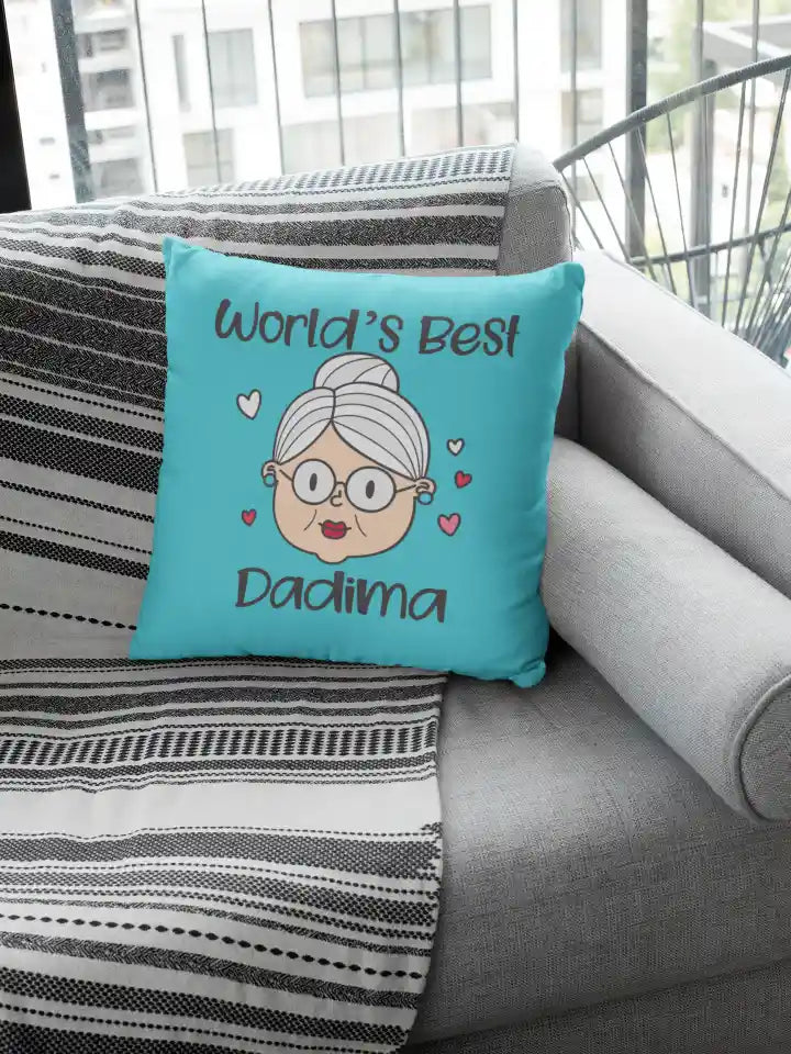Worlds Best Dadi Ma Cushion Cover