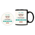 World's Best Father Black Coffee Mug
