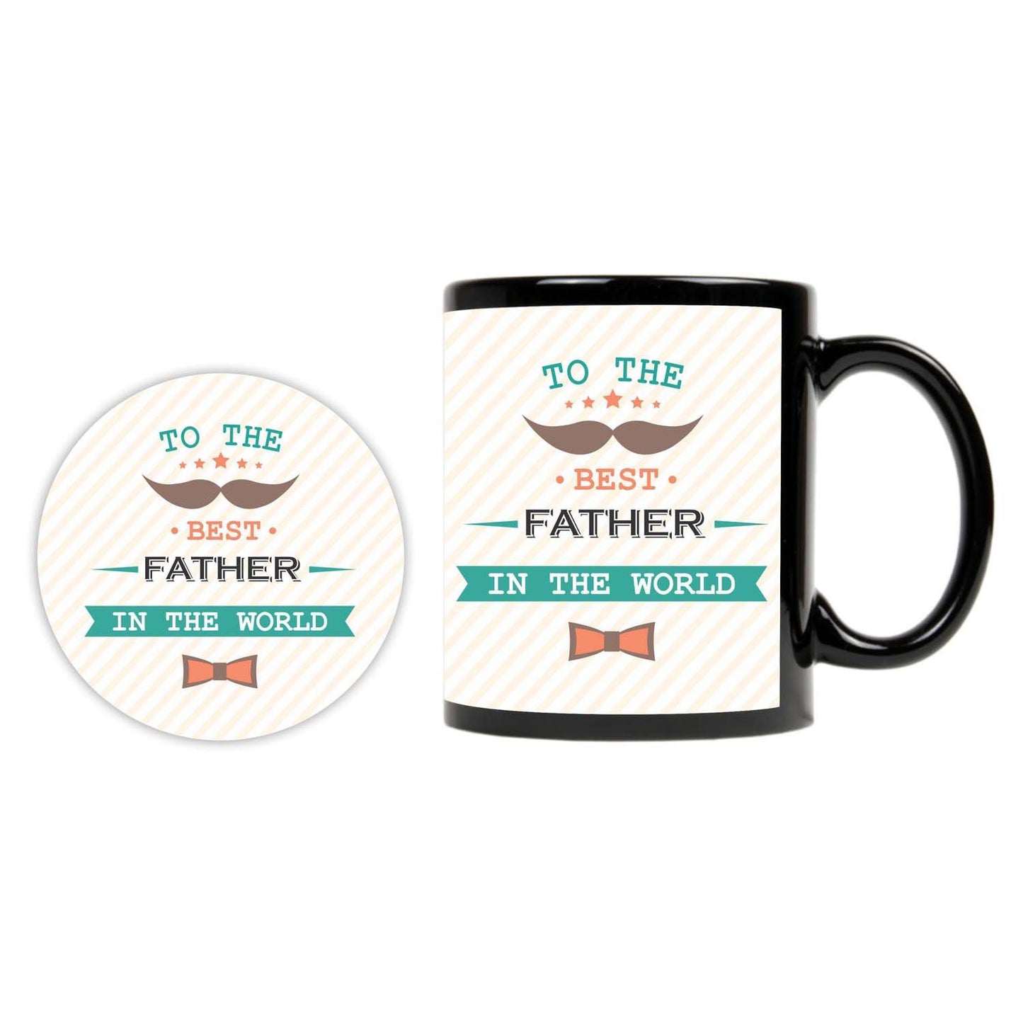 Worlds Best Father Black Mug