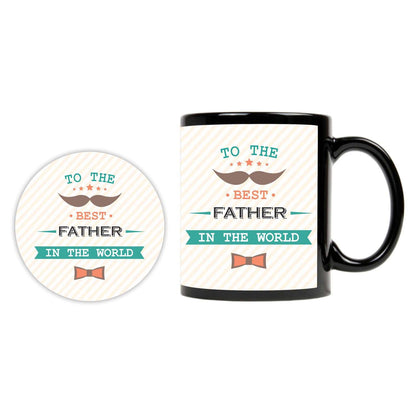 Worlds Best Father Black Mug