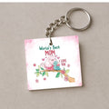 World's Best Mom Keychain - Personalised Gift for Mother