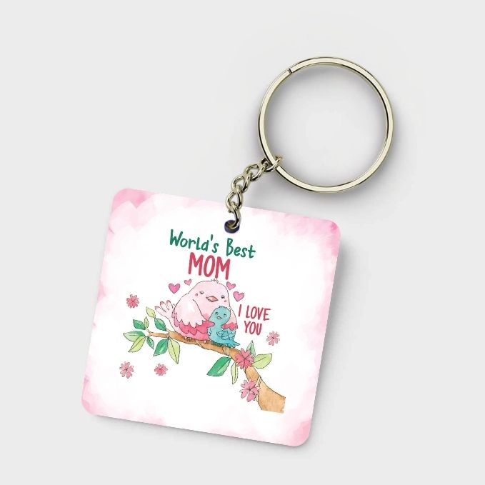 World's Best Mom Keychain