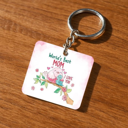 World's Best Mom Keychain