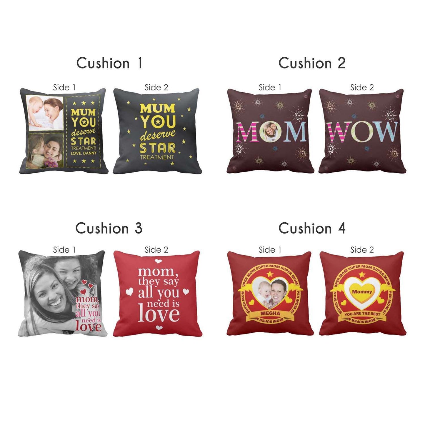 Worlds-Best-Mum-both-side-Printed-Set-of-4-Cushion-Cover