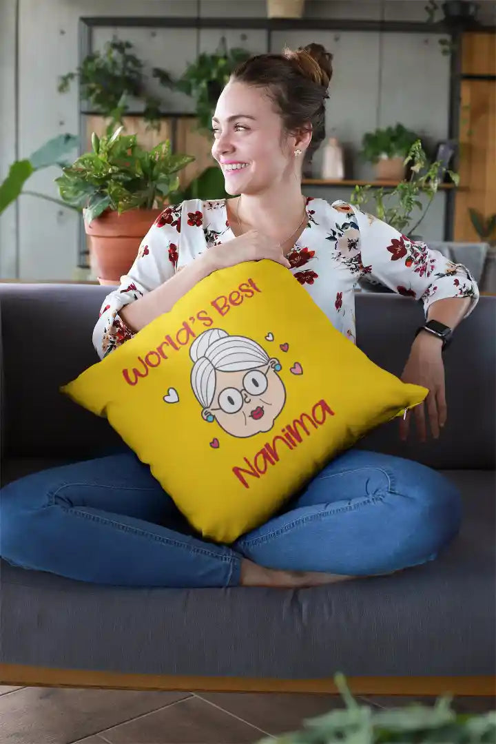 Worlds Best Nanima Cushion Cover