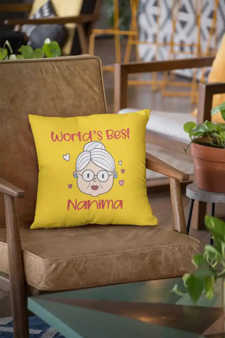 Worlds Best Nanima Cushion Cover