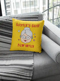 World's Best Nanima Cushion Cover, Personalised Gift