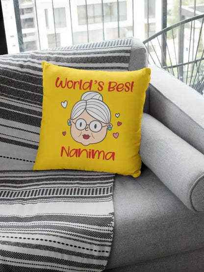 Worlds Best Nanima Cushion Cover