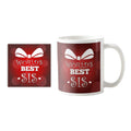 World's Best Sis Coffee Mug, Personalised Gift for Sister