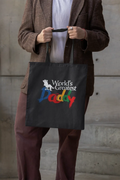 World's Greatest Daddy Tote Bag - Reusable Cotton Gift