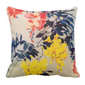 Yellow Floral Cushion Cover - Sunny Blossom Print Sofa Decor