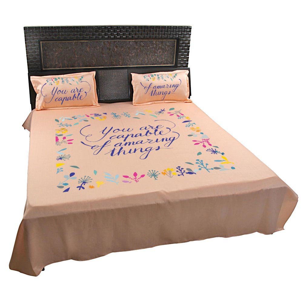 You-Are-Capable-Of-Amazing-Things-Quote-Bedsheet-Peach
