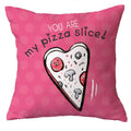 You Are My Pizza Slice Personalised Couple Cushion Cover