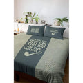 Best Dad in the World Velvet Bedsheet - King Size