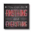 You Can Do Anything Motivational Canvas Frame for Desk