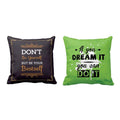 Be Your Best Self Inspirational Cushion Cover, Set of 2