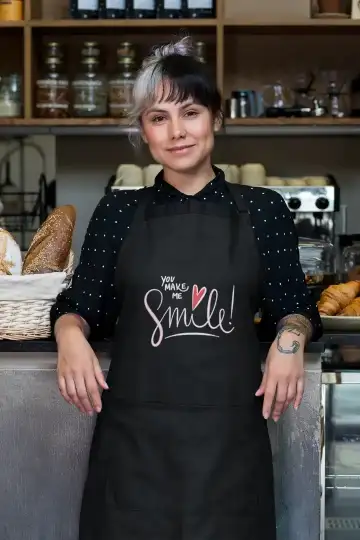 You Make Me Smile Apron